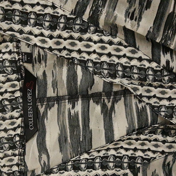 Colleen Lopez 2-in-1 Midi Caftan with Slip, Dress Swim Cover Up L/XL NWOT - Picture 4 of 12